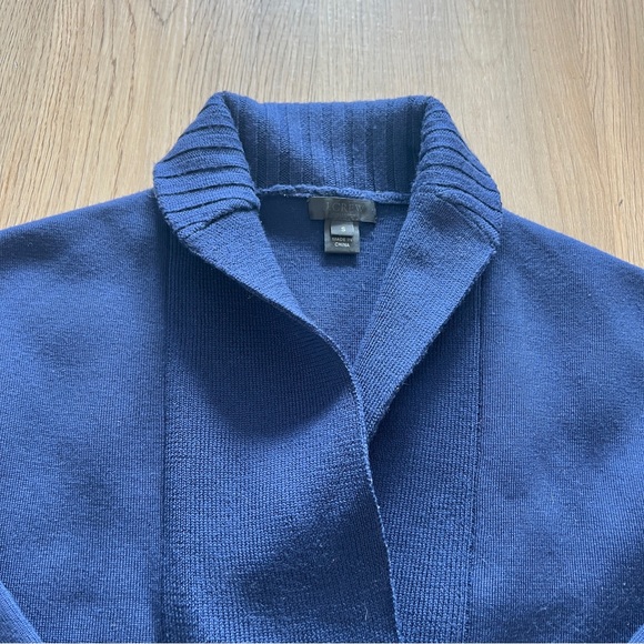 J.Crew Collection Cowl neck Side Zip Pull Over Merino Wool Sweater Sz: S - Picture 7 of 14